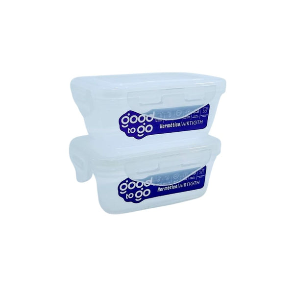 Hermético rectangular mini 300 ml