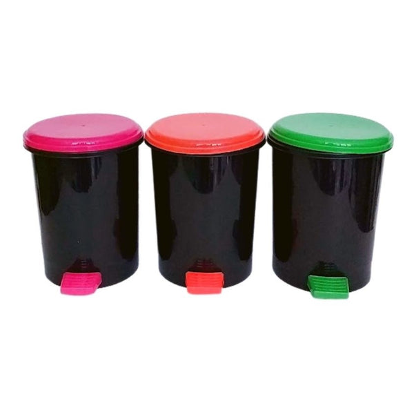 Papelera puneco black neón 5 lts