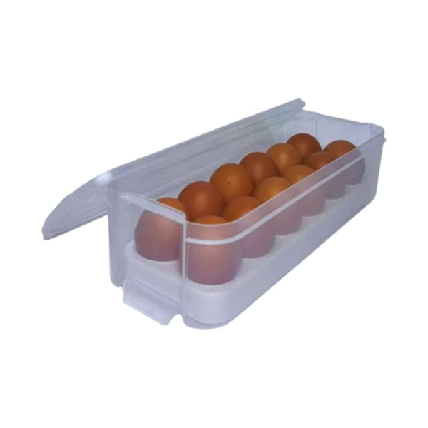 Recipiente organizador de huevos x12