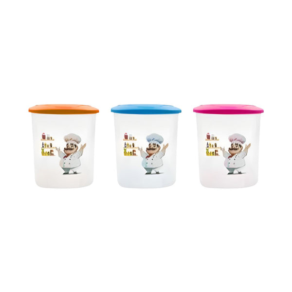 Tarro semicuadrado 1.2 lts chef