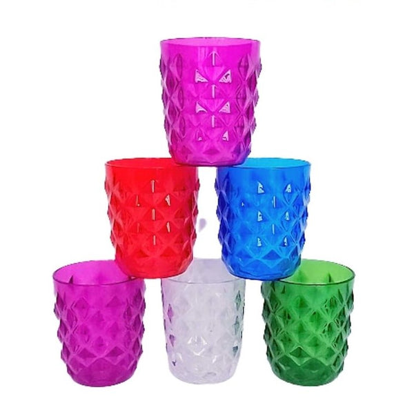 Vaso acrílico diamante